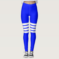 Bleu coloré Bleu Retro rayures Motif rayé