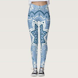 Leggings Bleu coloré islamique incomparable