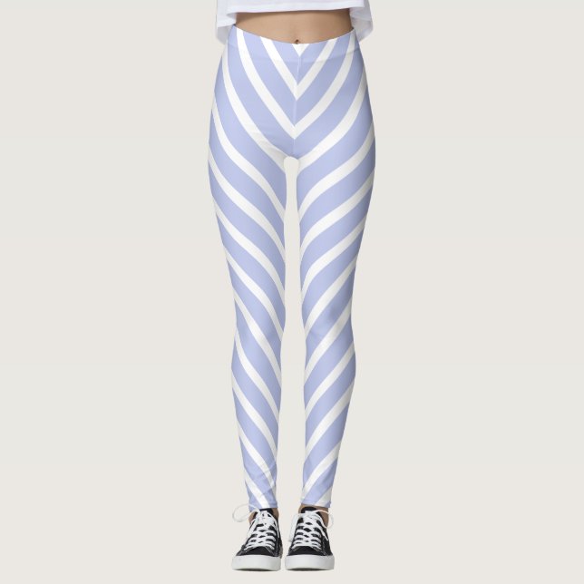 Leggings Bleu Diagonale (Devant)