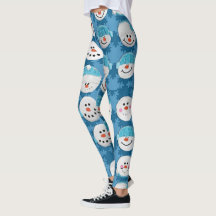 Bleu et blanc Noël Neige mignonne hiver