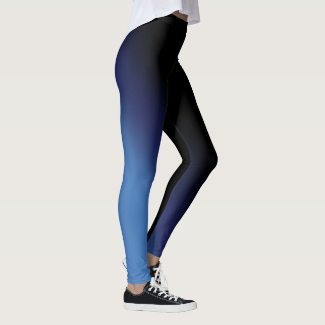 Leggings Bleu et noir (Droite)