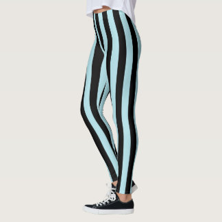Leggings Bleu et noir du Pastel vertical