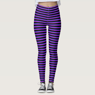 Leggings Bleu et Noir et Violet