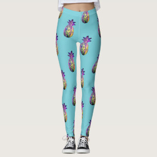 Leggings Bleu exprès d'ananas