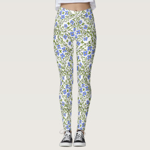 Leggings Bleu fleurit Ditsy Floral