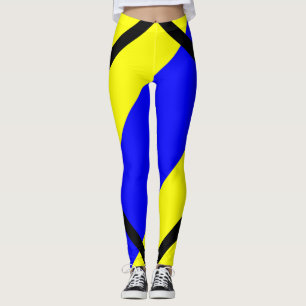 Leggings Bleu jaune Delta