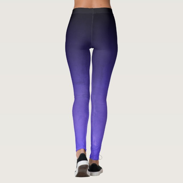 Leggings Bleu noir rustique ombre foncé (Dos)