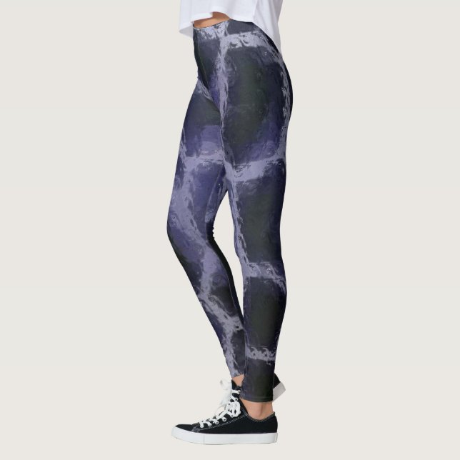 Leggings Bleu poster de animal (Gauche)