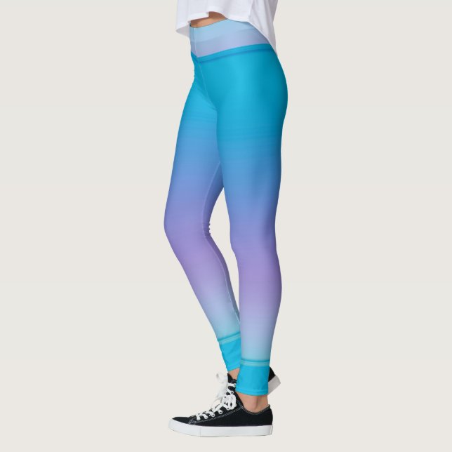 Leggings Bleu pourpre populaire (Gauche)