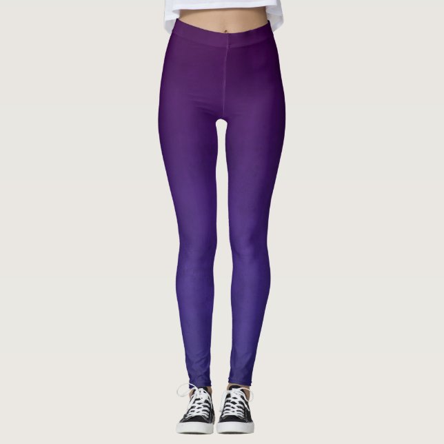Leggings Bleu pourpre rustique ombre foncé (Devant)