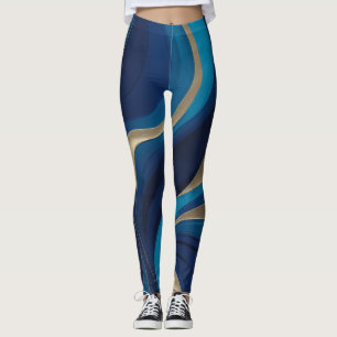 Leggings Bleu profond