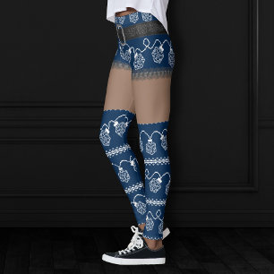 Leggings Bleu RPG Imaginaire Tabletop Jeu