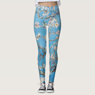 Leggings Bleu Vincent van Gogh Art Peinture