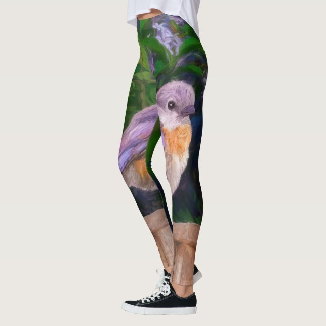 Leggings Bleuet de l'Est en neige - Photo originale (Gauche)
