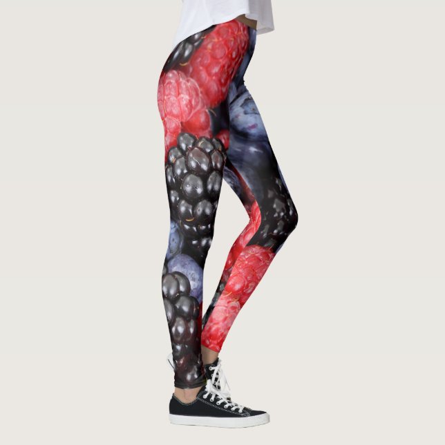 Leggings Bleuets frais Bleuets framboises Bleuets (Droite)