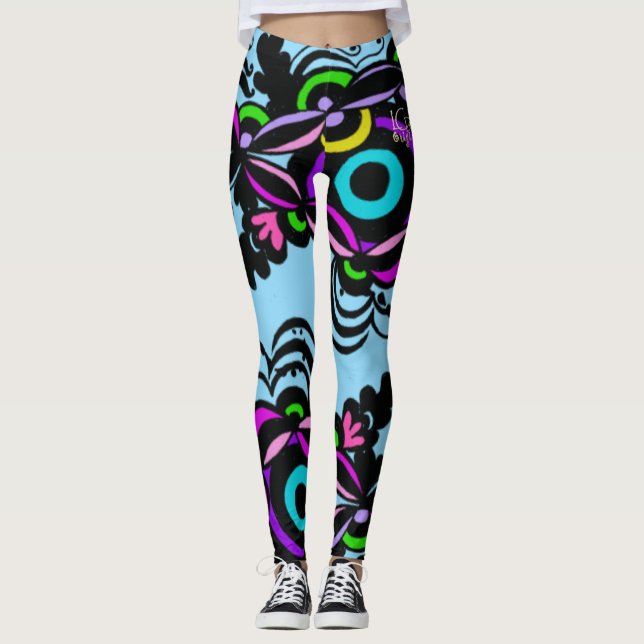 Leggings bleus Isabella (Devant)