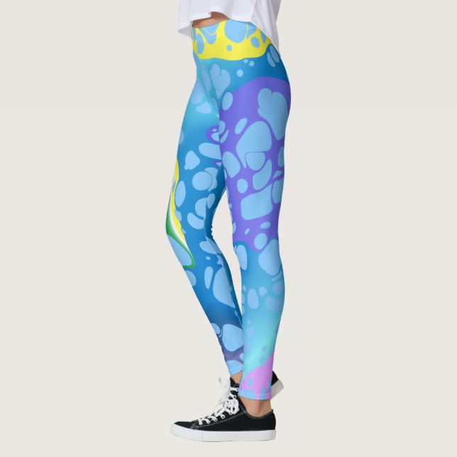 Leggings Blobs colorés (Gauche)