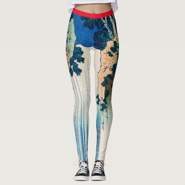 Leggings BLOC EN BOIS JAPONAIS PERSONNALISABLE IMPRIMER Leg (Devant)