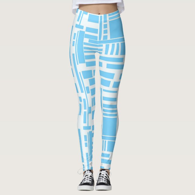 Leggings Blocs bleus (Devant)