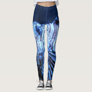 Leggings "Bloop, bloop, bloop" (Rôlier de poisson-Lion)