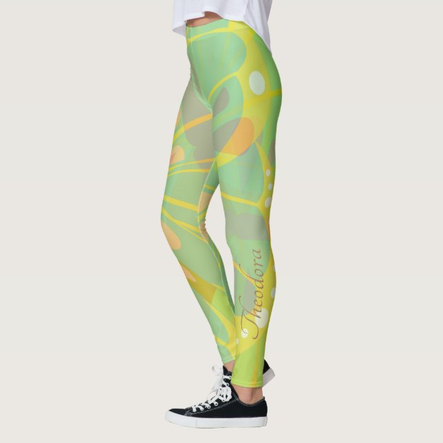 Leggings Blue Chic Gold (Gauche)