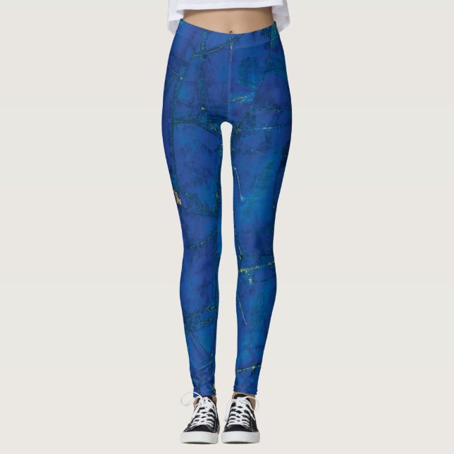Leggings Blue Lapis Lazuli (Devant)
