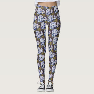 LEGGINGS BLUE OUBLIEZ-MOI NOTES FLORALES