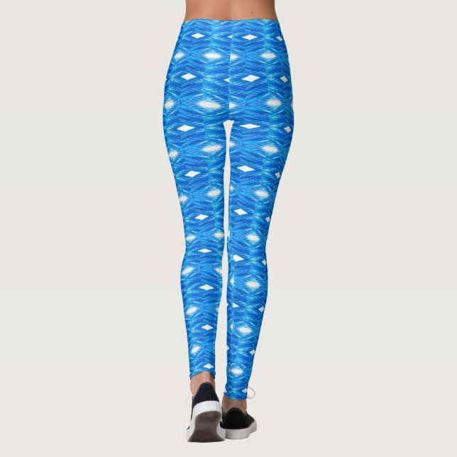 Leggings Blue pattern (Dos)