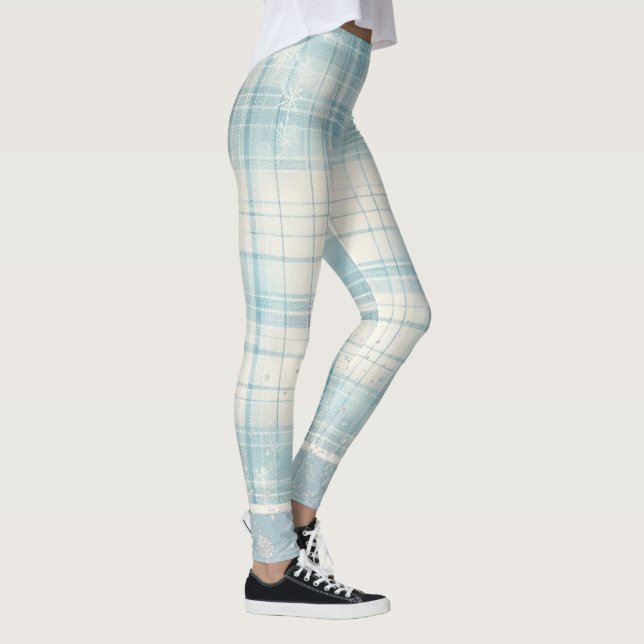 Leggings Blue Plaid (Droite)