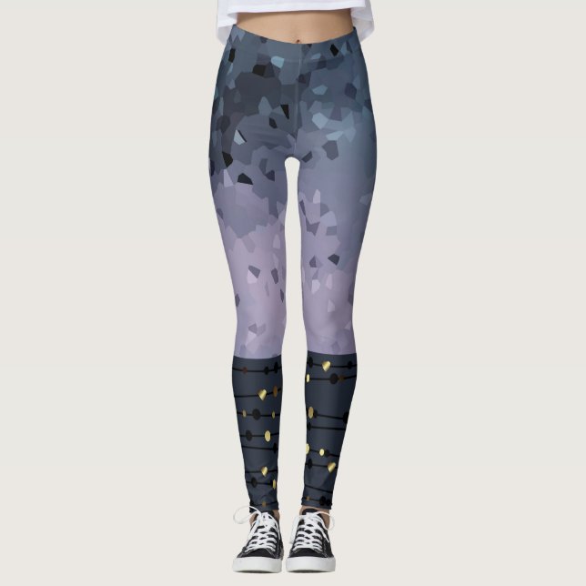 Leggings Blue purple (Devant)