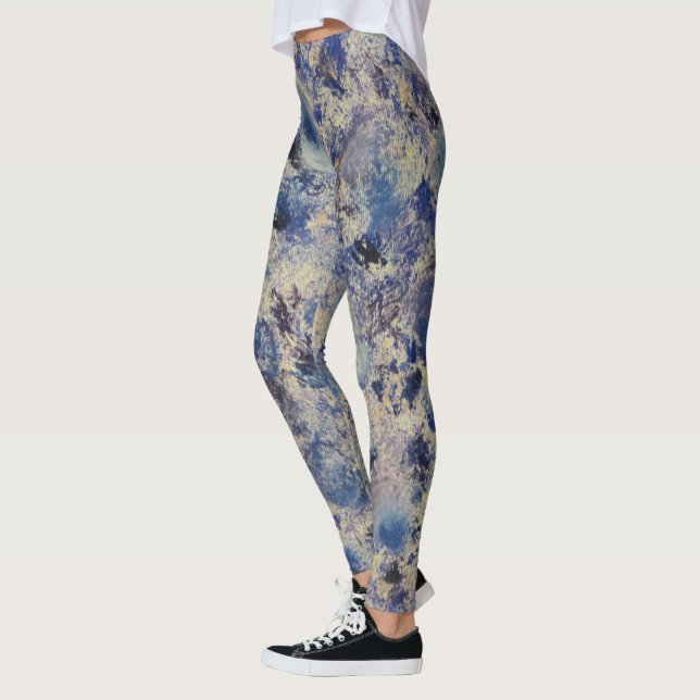 Leggings Blue Swirls (Gauche)