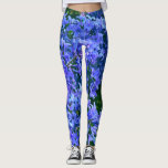 Leggings Blue violet lilas romantique bleu floral photo<br><div class="desc">L'odeur du printemps est dans l'air ! Aimez Lilacs ! Jolie photo florale bleu-violet par H Cooper</div>