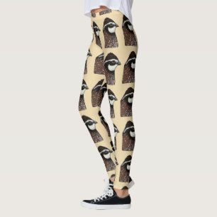 Leggings Bobwhite Quail Head