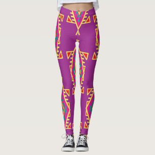 Leggings Boho Chic : Ornement Ethnique Sans Seamless