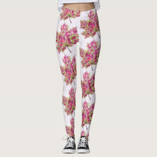 Leggings Boho couleur feuille d'automne