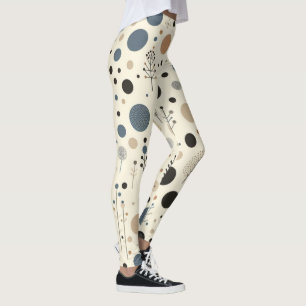 Leggings Bois Abstrait
