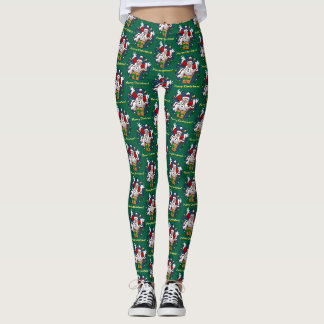 Leggings Boîte Cadeau Bonhomme de Neige Joyeux Noël ! Surpr