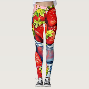 Leggings Bol de fraises fraîches