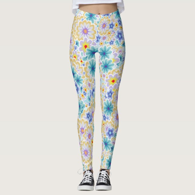 Leggings bombe à fleurs2 (Devant)