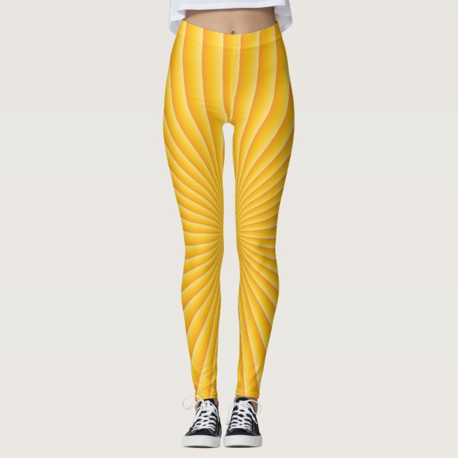 Leggings Bon coucher du soleil du matin (Devant)