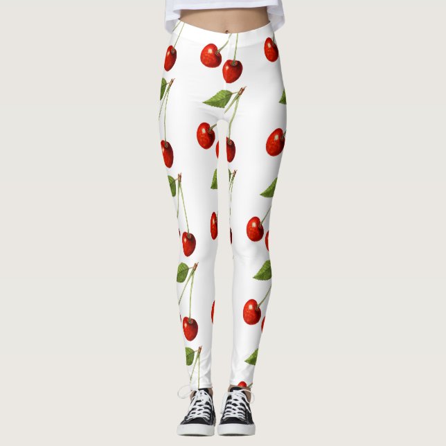 Leggings Bonbons de la nature - Fruits de cerise (Devant)