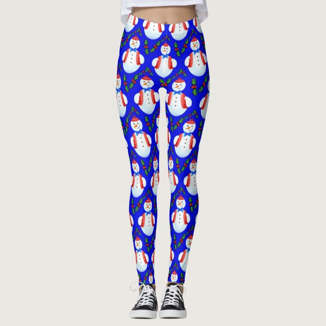 leggings bonhomme de neige (Devant)