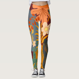 Leggings Bonjour Spring Happiness Time, Flore Tropicale
