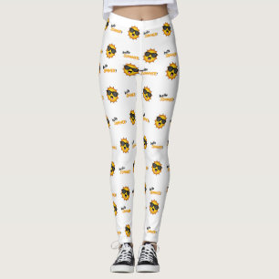 Leggings Bonjour Summer Sun avec lunettes de soleil