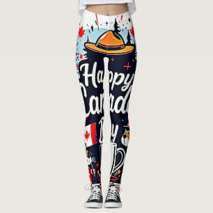 Leggings Bonne fête du Canada