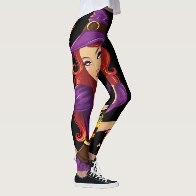 Leggings Bonne Halloween Éffrayant Candy (Droite)
