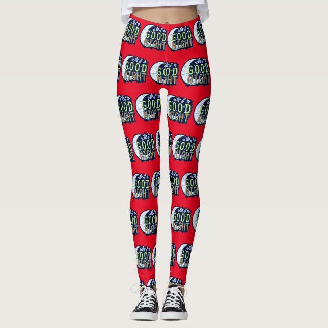 Leggings Bonne nuit Croissant Lune Thunder_Cove (Devant)