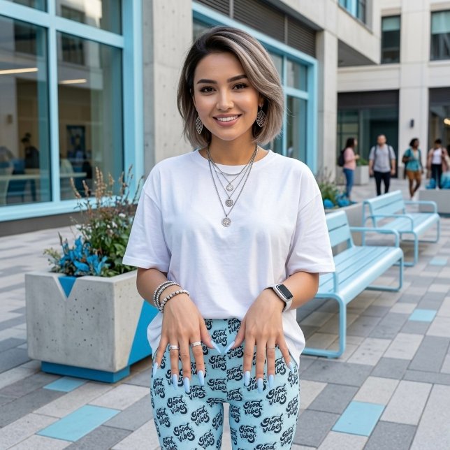 Leggings Bonnes Vibes (Créateur téléchargé)