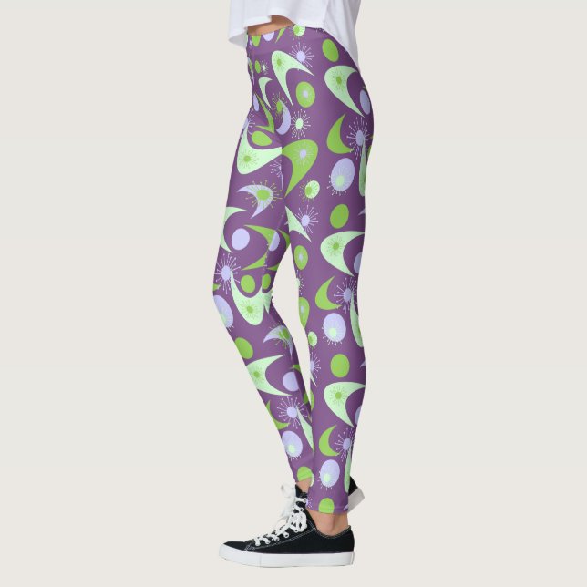 Leggings Boomerangs du milieu du siècle (Gauche)