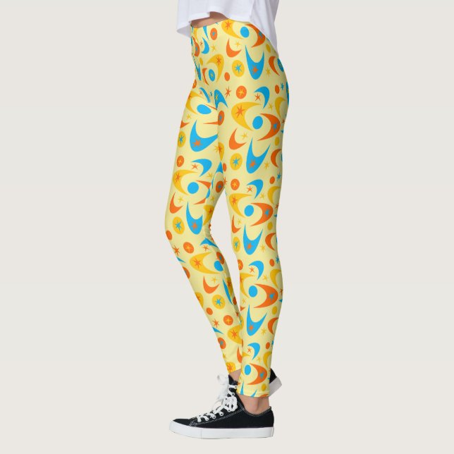 Leggings Boomerangs du milieu du siècle (Gauche)
